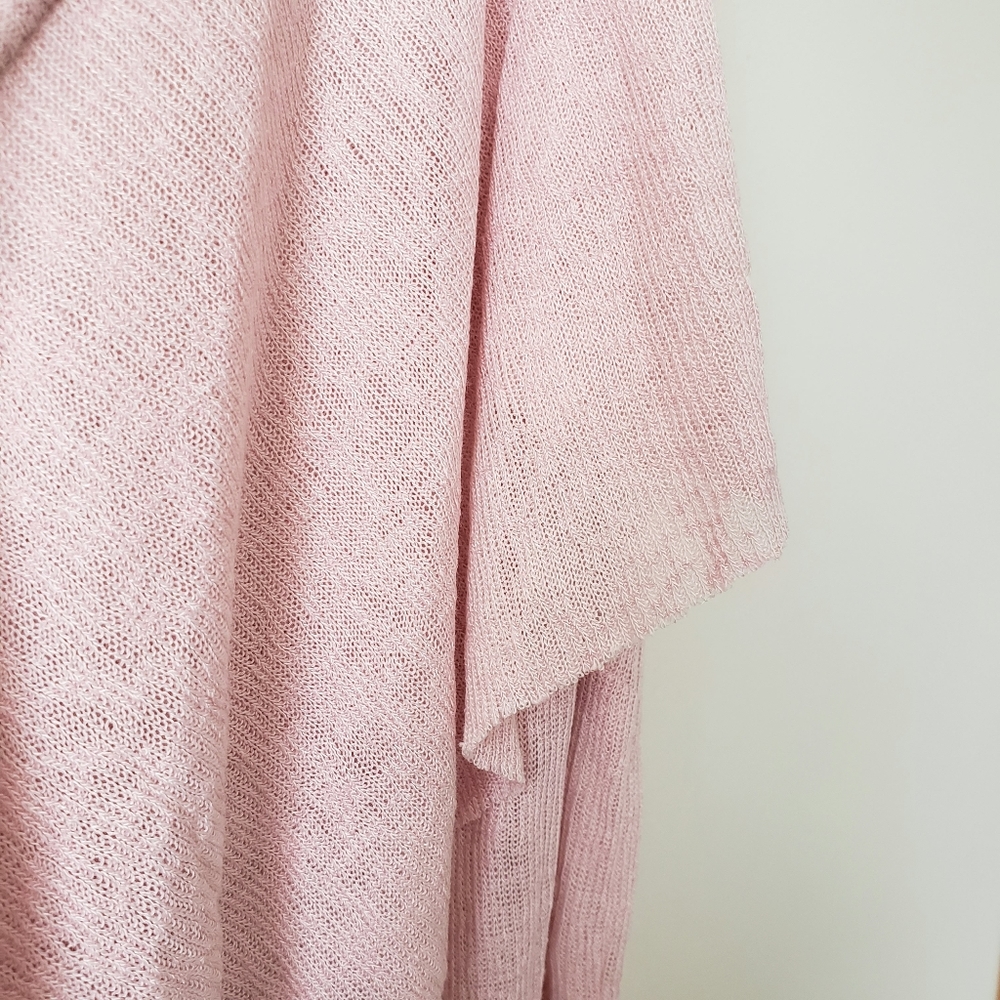 NWT Mango Basics Pink Ribbed Ruffle Tank - Picture 5 of 8